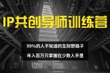 （12504期）IP共创**训练营 99%的人不知道的生财野路子 只掌握在少数人手里